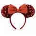 Disney Accessories | Disney Parks 2021 Holiday Collection Ear Headband | Color: Gold/Red | Size: Os