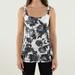 Lululemon Athletica Tops | Black And White Floral Lululemon Tank Top W/ Built-In Bra | Color: Black/White | Size: M