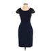 C. Wonder Casual Dress - Sheath: Blue Jacquard Dresses - Women's Size 0