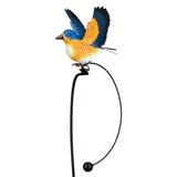 Regal Art & Gift 13098 - 42" Blue Bird Rocker Bird Stake