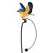 Regal Art & Gift 13098 - 42" Blue Bird Rocker Bird Stake