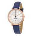 Women's Fossil Navy Eastern New Mexico Greyhounds Jacqueline Leather Watch