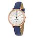 Women's Fossil Navy Eastern New Mexico Greyhounds Jacqueline Leather Watch