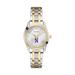 Women's Bulova Silver/Gold Northwestern Wildcats Classic Two-Tone Round Watch