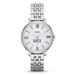 Women's Fossil Silver UC Irvine Anteaters Jacqueline Stainless Steel Watch