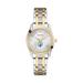 Women's Bulova Silver/Gold Hood College Blazers Classic Two-Tone Round Watch