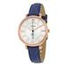Women's Fossil Navy William & Mary Tribe Jacqueline Leather Watch