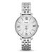 Women's Fossil Silver Fordham Rams Jacqueline Stainless Steel Watch