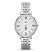 Women's Fossil Silver Detroit Mercy Titans Jacqueline Stainless Steel Watch