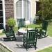 Polytrends Laguna Traditional Poly Weather-Resistant Rocking Chairs (Set of 4)