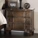 Modern Wood Natural Finish Special Bedroom Bedside Table MDF With 3 Drawers Locker Can Be Used in Living Room/Sofa Table