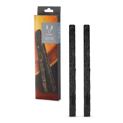 Viski Liquor Aging Kit Refill, 2 Charred Oak Wood Sticks for Aging Whiskey, Bourbon, Rye