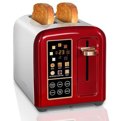 SEEDEEM Toaster 2 Slice,Stainless Steel Toaster with Touch LCD Display