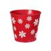 The Holiday Aisle® Taylorstown Metal Pot Planter Metal | 6.3 H x 7.1 W x 7.1 D in | Wayfair A4D4997C16F94EBB98D63E489119C91A