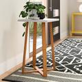 Wade Logan® Alfie-Thomas Square Pedestal Plant Stand Wood/Manufactured Wood in White | 23.4 H x 14 D in | Wayfair 4D7F989F2FD148D58AAB6CB81A616936