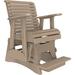 Red Barrel Studio® Outdoor Gliding Polywood Chair Wood in Brown | 41.5 H x 30 W x 40.25 D in | Wayfair 1E816969E38948818F501D5661FAD47D
