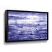 Orren Ellis Sea Waves Abstract Waters Purple Blue Watercolor Very Peri I By Irina Sztukowski Gallery Wrapped Canvas in Indigo | Wayfair
