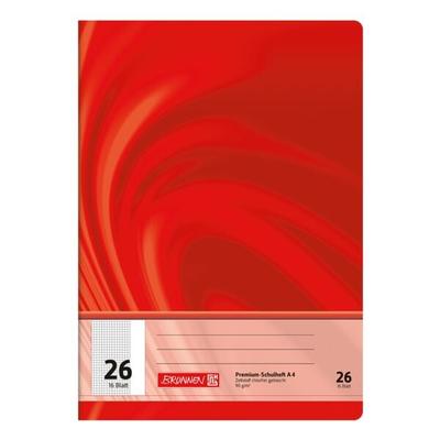 Brunnen Schulheft »Vivendi 104472602« A4 kariert (Lineatur 26) rot Image
