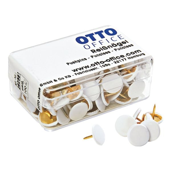 OTTO Office Reißnägel, weiß - 100 Stück weiß Image