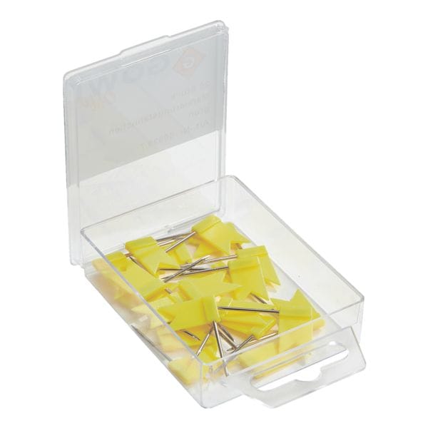 GOWI Office Markierungsfähnchen (18 x 31 mm) gelb Image