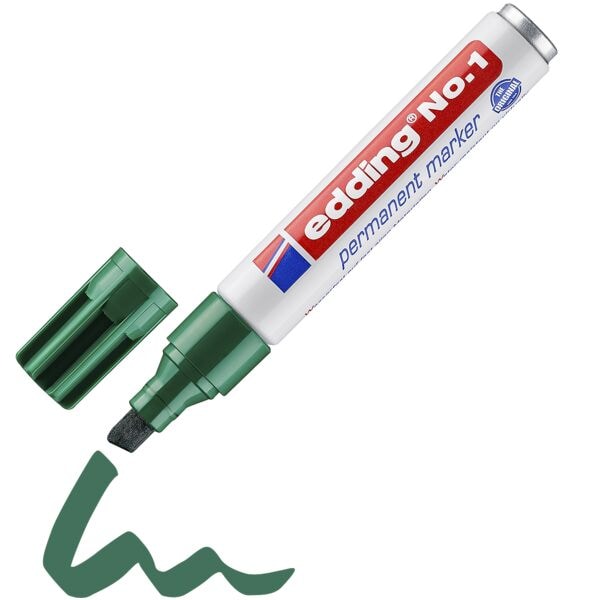 Edding Permanent-Marker »No. 1« grün Image
