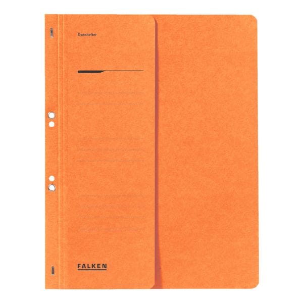 Falken Ösenhefter (halber Deckel) orange, 23.7x30.5 cm Image