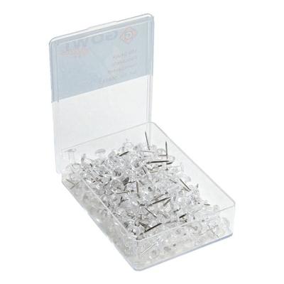 GOWI Office 100er Pack Pinnnadeln transparent transparent