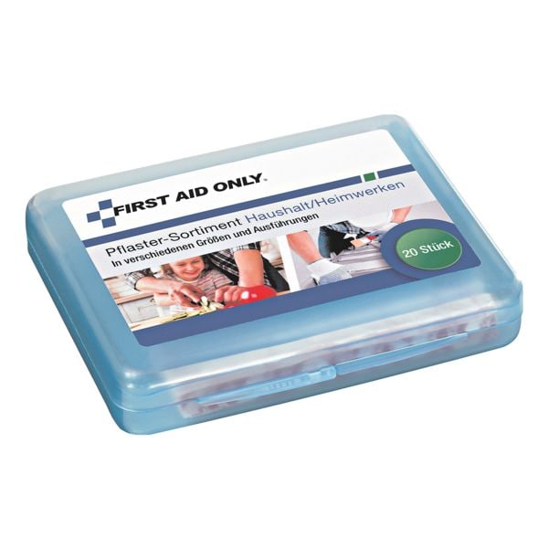 First Aid Only 20-teiliges Pflastersortiment »Haushalt/Heimwerken«, 11.5x2.3x9.3 cm Image