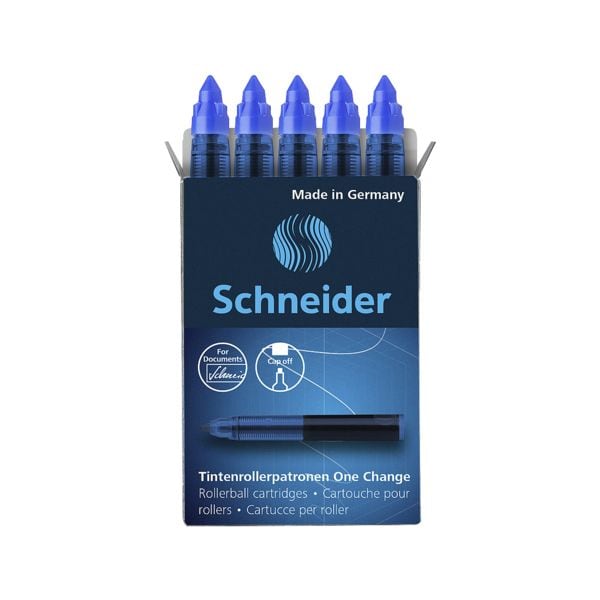 Schneider 5er-Pack Tintenrollerpatrone »One Change« 1854 blau