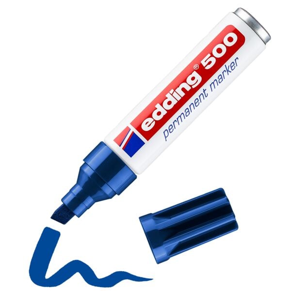 Edding Permanent-Marker »500« blau Image