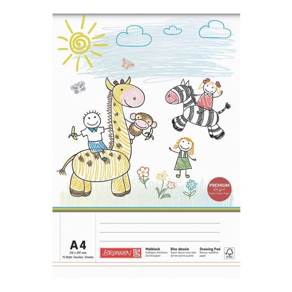 Brunnen Malblock 75 Blatt, 21.3x29.8 cm