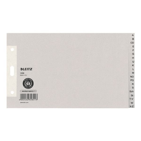 Leitz Papierregister A-Z DIN A5 grau Image