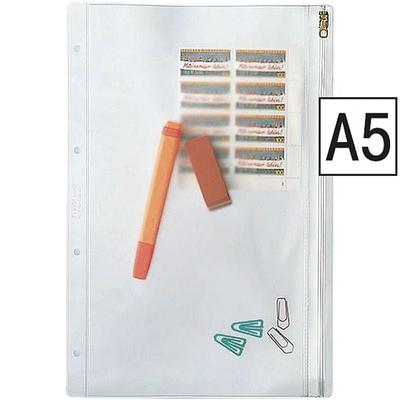 Reißverschluss- und Mundschutzbeutel A5 »4045« transparent, Leitz, 15.5x21 cm