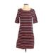 Gap Casual Dress - Shift: Blue Stripes Dresses - Women's Size Small