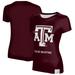 Women's Maroon Texas A&M Aggies Figure Skating T-Shirt