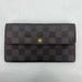 Louis Vuitton Bags | Louis Vuitton Damier Ebene Sarah Wallet | Color: Brown/Gold | Size: 7x1x3.5