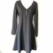 Athleta Dresses | Athleta Dress Black Stretch Scuba Long Sleeve | Color: Black | Size: L