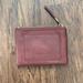 Madewell Bags | Madewell The Leather Pocket Pouch Wallet | Color: Gold/Purple | Size: 3.25” By 5”