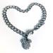 Disney Jewelry | Disney Charm Bracelet With Cz Mickey Mouse Charm | Color: Silver | Size: 8