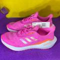 Adidas Shoes | Adidas Eq21 Run J Screaming Pink Lace Up Running Shoes Men’s Size 6.5 New Fx2249 | Color: Orange/Pink | Size: 6.5