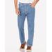 Blair JohnBlairFlex Relaxed-Fit Side-Elastic Jeans - White - 48