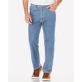 Blair JohnBlairFlex Relaxed-Fit Side-Elastic Jeans - White - 40