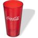 Carlisle Food Service Products Coca-Cola Stackable San Plastic Tumbler 32 Oz (72Ea) - Coke - Ruby Plastic in Red | 5.45 H x 3.28 W in | Wayfair