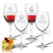 Carved Solutions Personalized Shell 12 oz. Plastic All Purpose Wine Glass Plastic | 7.8 H x 3.12 W in | Wayfair ACL-TWS12S4-pd-shells-luc