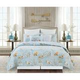 Bayou Breeze Adren Quilt Set Polyester/Polyfill/Cotton in Blue | Twin Quilt + 1 Standard Pillow Sham | Wayfair 3FCDCD332B8143448D48FA791C4CB413