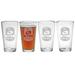 Susquehanna Glass Personalized 16 oz. Pint Glass Glass | 5.75 H x 3.38 W in | Wayfair WAY-6416-1362-4