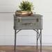 Williston Forge Alexandra End Table w/ Storage in Gray | 24.5 H x 18 W x 13.5 D in | Wayfair 3ED4BF8EBF6C4F44BBCF6F0CFB0EA092