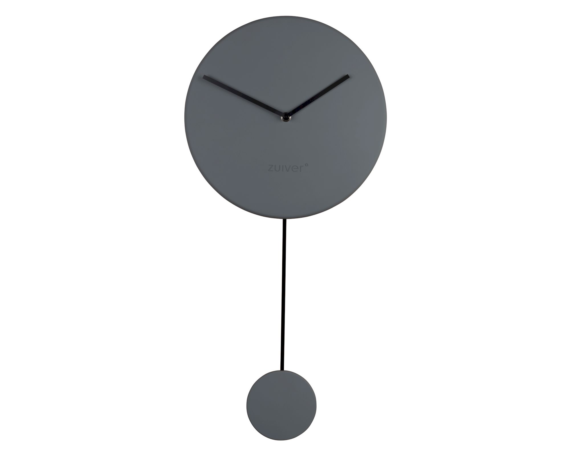 Zuiver Wanduhr Minimal Schwarz Image