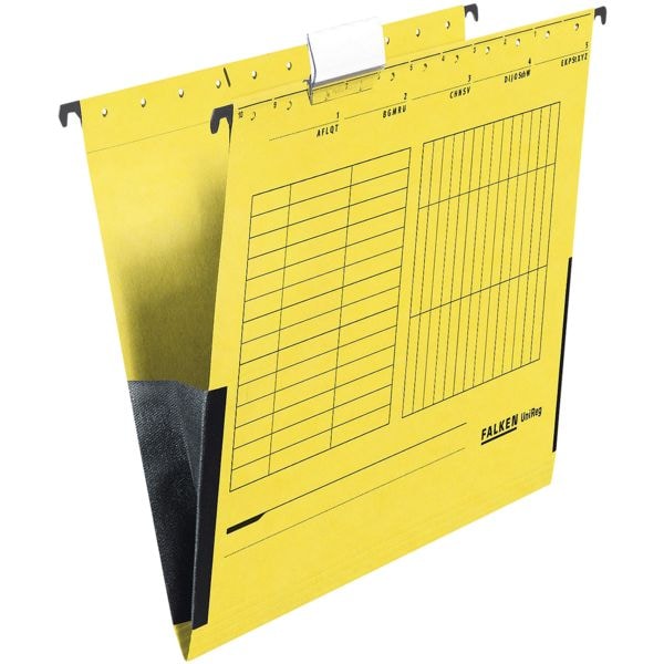 Falken 25er-Pack Hängetaschen »UniReg« gelb, 34.8x24.7 cm Image