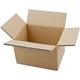 20er-Pack Wellpapp-Faltkartons 2-wellig 22,3 x 16,3 x 15,8 cm braun, Nestler, 22.3x15.8x16.3 cm